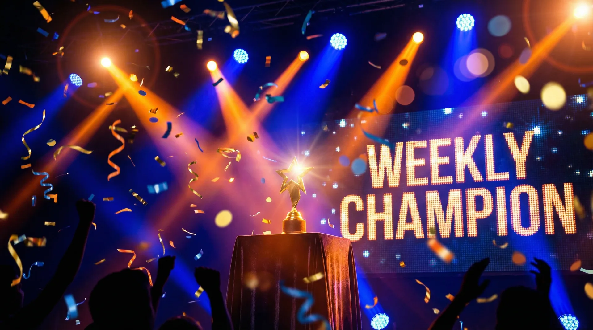 主题大赛 本周冠军颁奖典礼现场