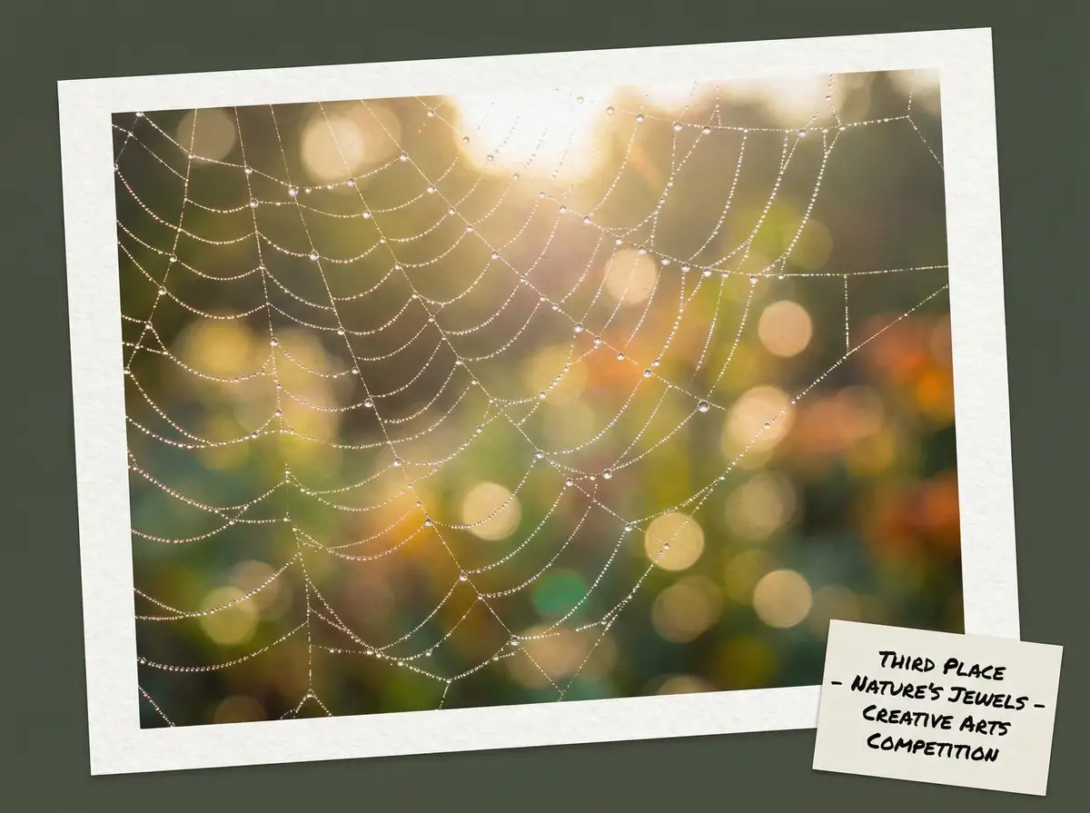 主题大赛 季军作品 - 晨露微光自然微距